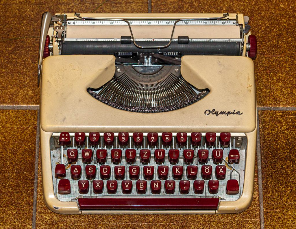 Typewriter Olympia / © Foto: Georg Berg